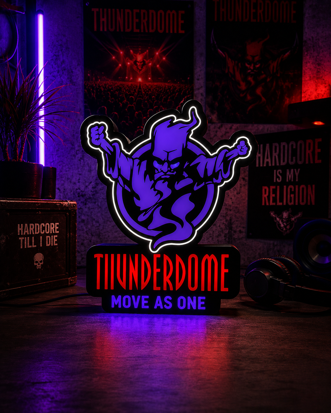 Lampe LED 3D Thunderdome – Move As One