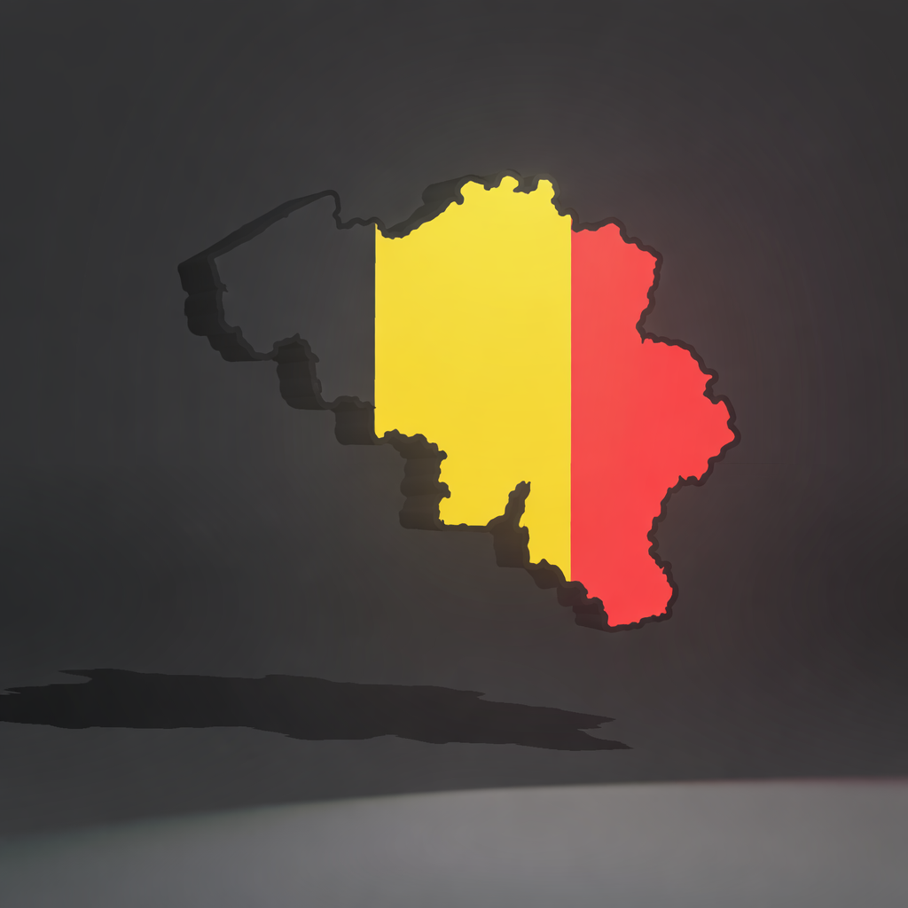 Lampe 3D Pays – Silhouette Éclairée aux Couleurs du Drapeau