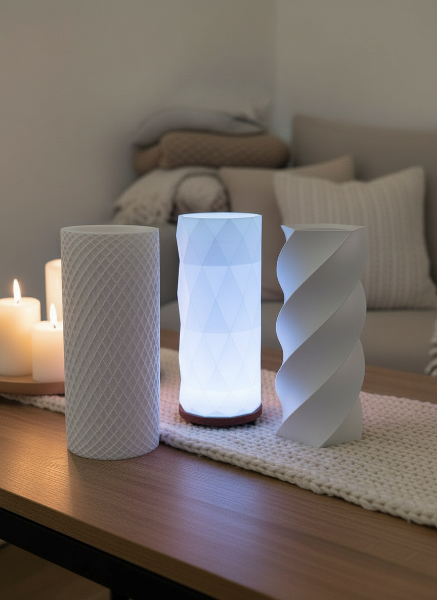 Lampe Design à Coques Interchangeables