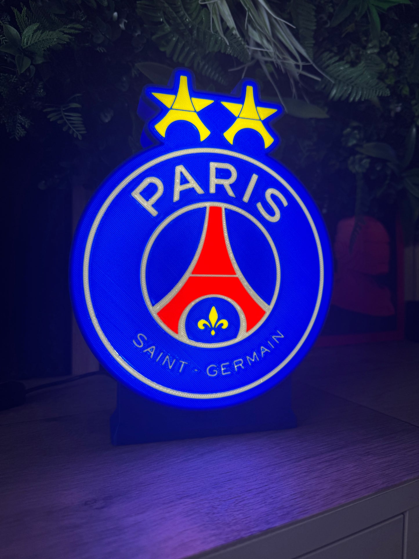 Lampe LED PSG – Édition Back2Back & Logo Paris
