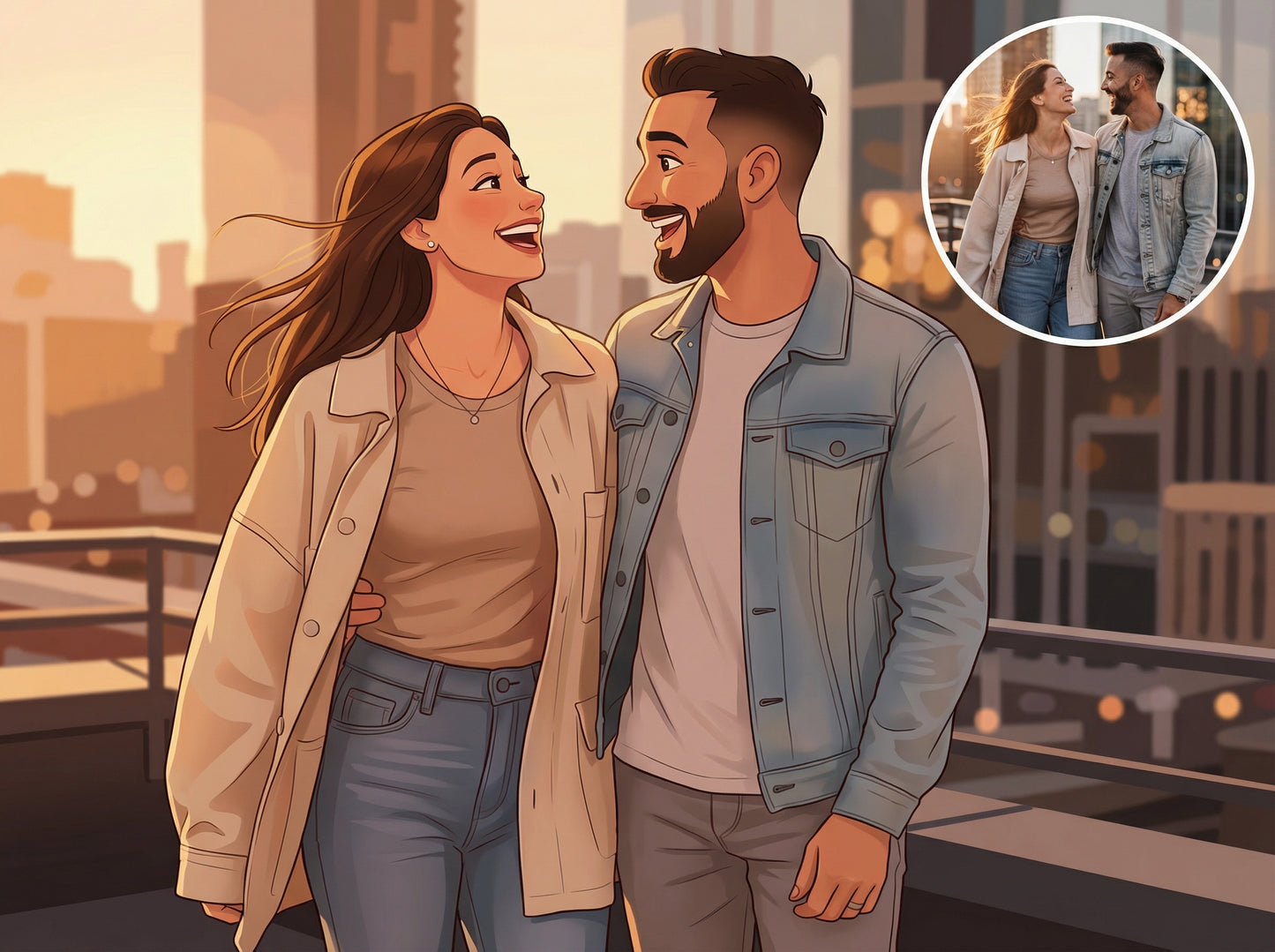Portrait de Famille Style Animation 3D – Transformation Artistique Personnalisée