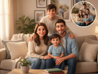 Portrait de Famille Style Animation 3D – Transformation Artistique Personnalisée